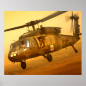 UH-60A Black Hawk Helicopter Poster (Voorkant)