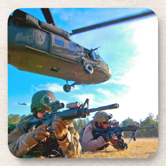UH-60M BLACK HAWK BIER ONDERZETTER (Voorkant)