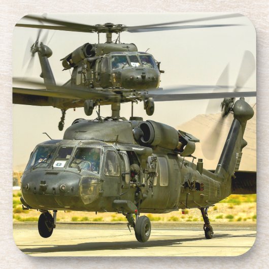 UH-60M BLACK HAWK BIER ONDERZETTER (Voorkant)