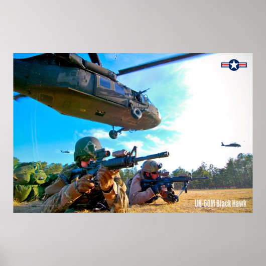 UH-60M BLACKHAWK POSTER (Voorkant)