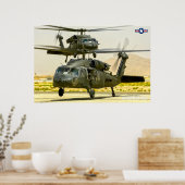 UH-60M ZWARTE HAWK POSTER (Keuken)