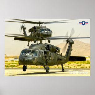 UH-60M ZWARTE HAWK POSTER