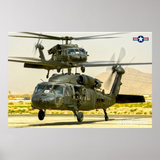 UH-60M ZWARTE HAWK POSTER (Voorkant)