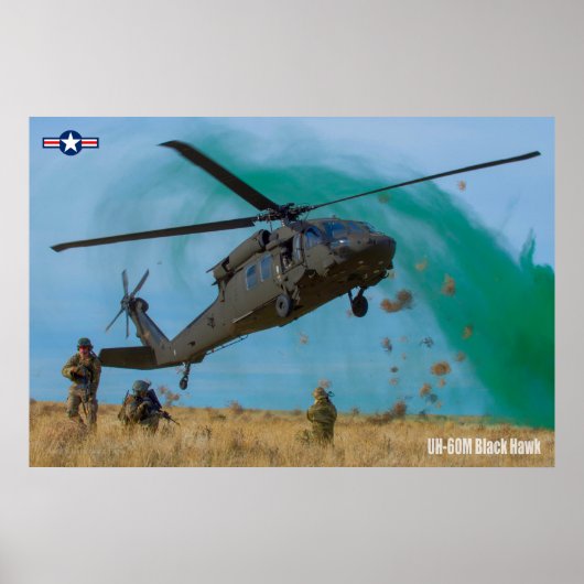 UH-60M ZWARTE HAWK POSTER (Voorkant)