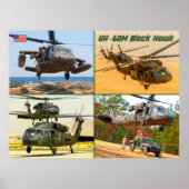 UH-60M ZWARTE HAWK POSTER (Voorkant)