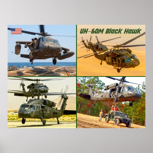 UH-60M ZWARTE HAWK POSTER (Voorkant)