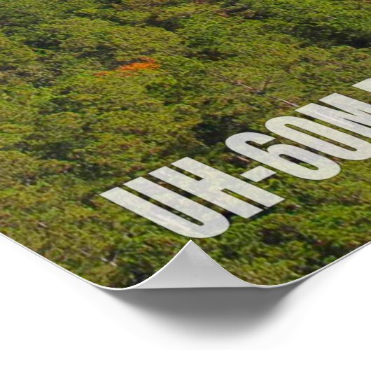 UH-60M ZWARTE HAWK POSTER (Hoek)