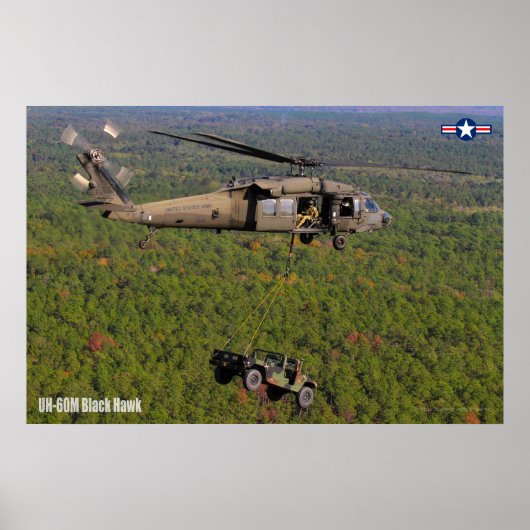 UH-60M ZWARTE HAWK POSTER (Voorkant)