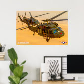 UH-60M ZWARTE HAWK POSTER (Thuiskantoor)
