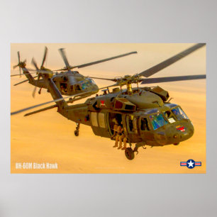 UH-60M ZWARTE HAWK POSTER