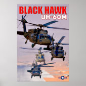 UH-60M ZWARTE HAWK POSTER (Voorkant)