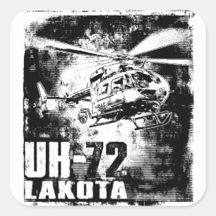 UH-72 Lakota Vierkante Sticker