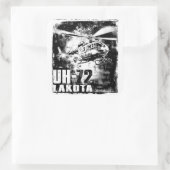 UH-72 Lakota Vierkante Sticker (Tas)