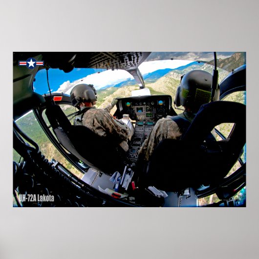 UH-72A LAKOTA COCKPIT POSTER (Voorkant)