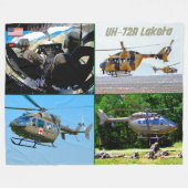 UH-72A LAKOTA FLEECE DEKEN (Voorkant (Horizontaal))