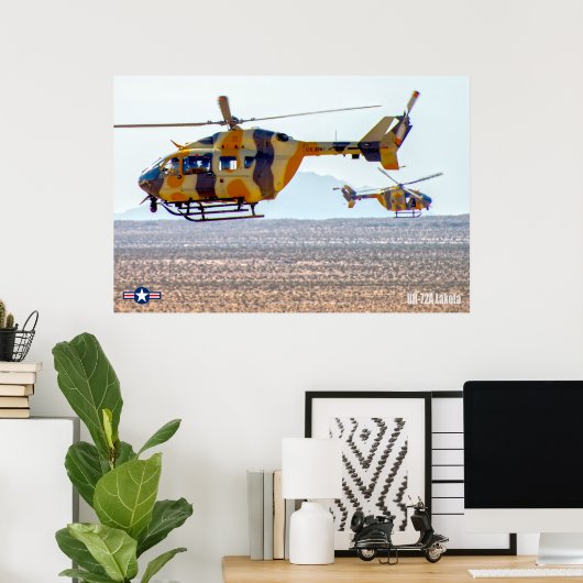 UH-72A LAKOTA POSTER (Thuiskantoor)