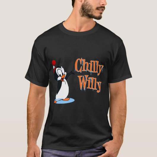 Uh Huh! Chilly Willy  retro stijl T-shirt (Voorkant)