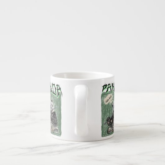 Uh-Huh Panda Espresso Kop (Achterkant)