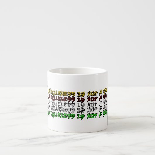 Uh-Huh Panda Espresso Kop (Voorkant)