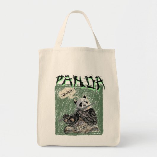 Uh-Huh Panda Tote Bag (Voorkant)