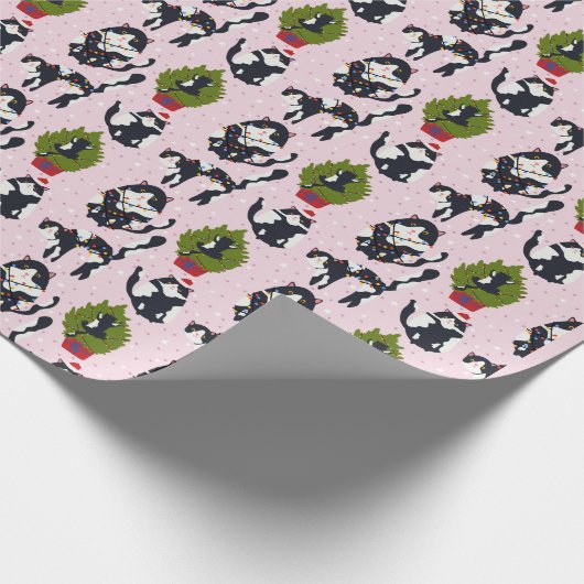 Uh Oh! De kat zit in de boom Cadeaupapier (Hoek)