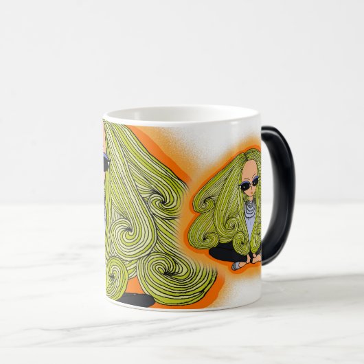 Uh-oh Hilary Magische Mok (Voorkant rechts)