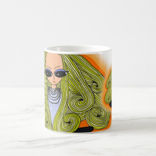 Uh-oh Hilary Magische Mok (Center)