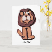 Uh,Oh Kaart (Gele Bloem)