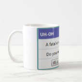 UH-OH-Mok Koffiemok (Links)