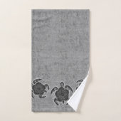 Uhane Honu Batik Hawaiiaanse Schildpad Coördinaat Bad Handdoek (Handdoek)