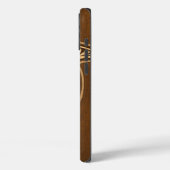 Uhane Honu Faux Wood Hawaiian Turtle iPhone 5 Hoes (Achterkant / Links)