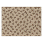 Uhane Honu Hibiscus Batik Hawaiiaanse Schildpad Tafelkleed (Voorkant (Horizontaal))