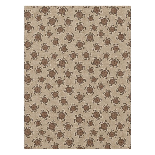 Uhane Honu Hibiscus Batik Hawaiiaanse Schildpad Tafelkleed (Voorkant)
