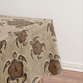 Uhane Honu Hibiscus Batik Hawaiiaanse Schildpad Tafelkleed (Voorbeeld)