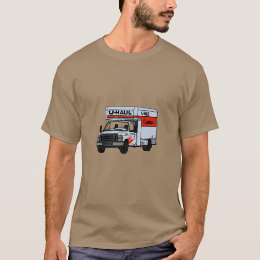 Uhaul-vrachtwagen T-shirt (Voorkant)