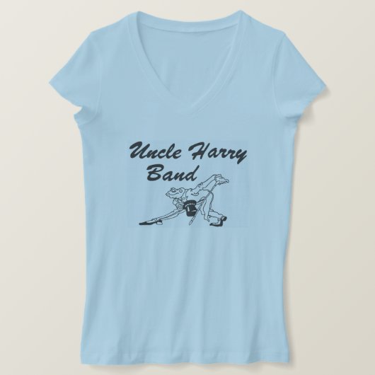 UHB dames v-hals T T-shirt (Design voorkant)