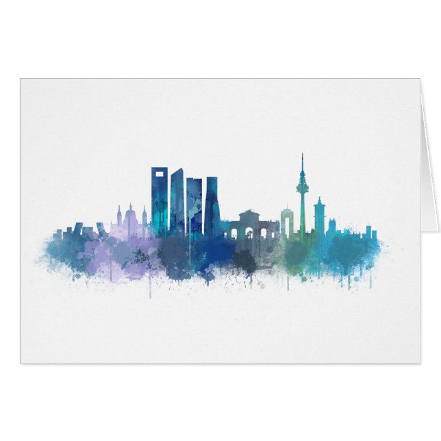 UHD Madrid Skyline v3bb (Voorkant Horizontaal)