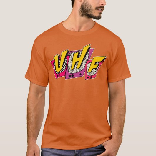 UHF retro cadeau T-shirt (Voorkant)