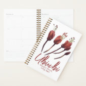 Uhiuhi Blossom Rare Native Hawaiian Elegant Floral Planner (Display)