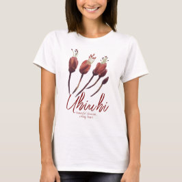 Uhiuhi Blossom Rare Native Hawaiian Elegant Floral T-shirt