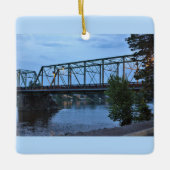 Uhlerstown-Frenchtown Bridge Keramisch Ornament (Voorkant)