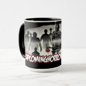 UHM 15 oz Mok Ringer Mok (ontwerp 2) (Voorkant links)