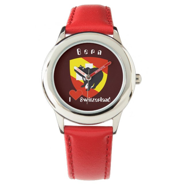 Uhr mit Schweizer-Entwurf Bern die Schweiz Horloge (Voorkant)