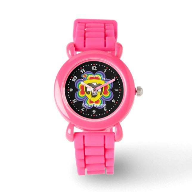 Uhr mit Schweizer-Entwurf Schaffhausen Schweiz Horloge (Voorkant)