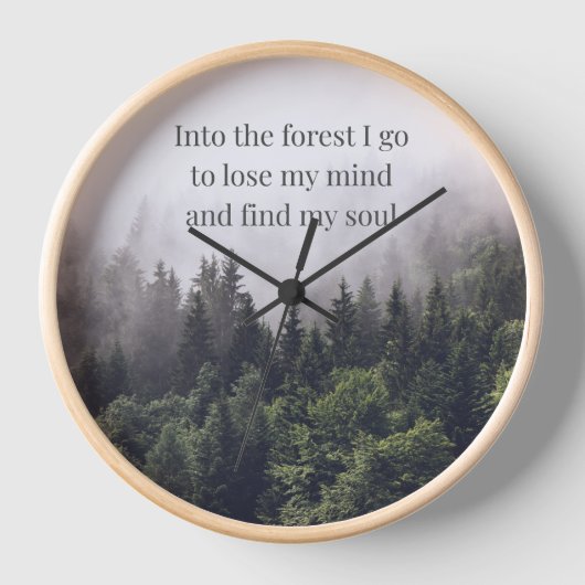 Uhr "Waldbad" (Voorkant)