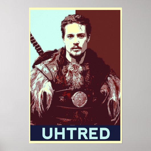 Uhtred of Bebbanburg Pop Art Poster (Voorkant)