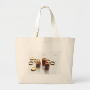 Ui ananas chutney ingrediënten en bereiding grote tote bag