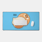 Ui-cartoon illustratie bureaumat (Keyboard & Muis)