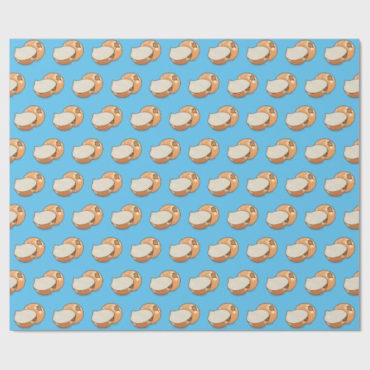 Ui-cartoon illustratie cadeaupapier (Vlak)