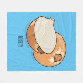 Ui-cartoon illustratie fleece deken (Voorkant (Horizontaal))